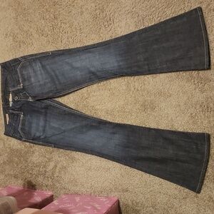 William Rast Saudy Vintage Low Rise Flare Jeans